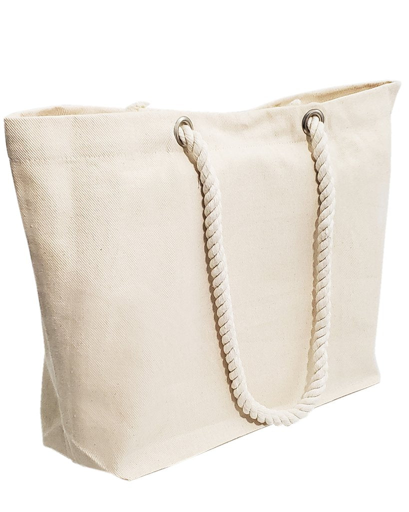 Large Rope Handle Canvas Bags - RP260