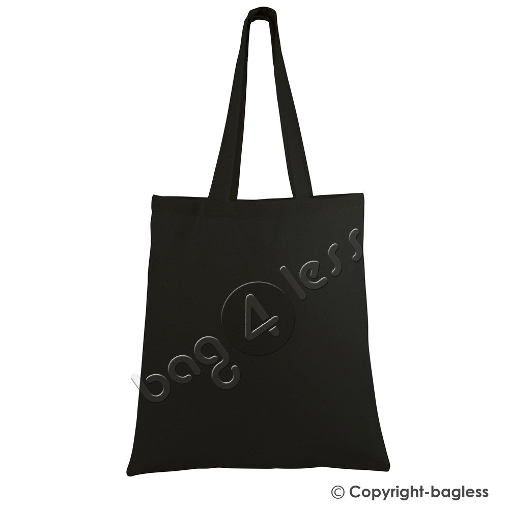 Black Economical Cotton Tote Bag Wholesale