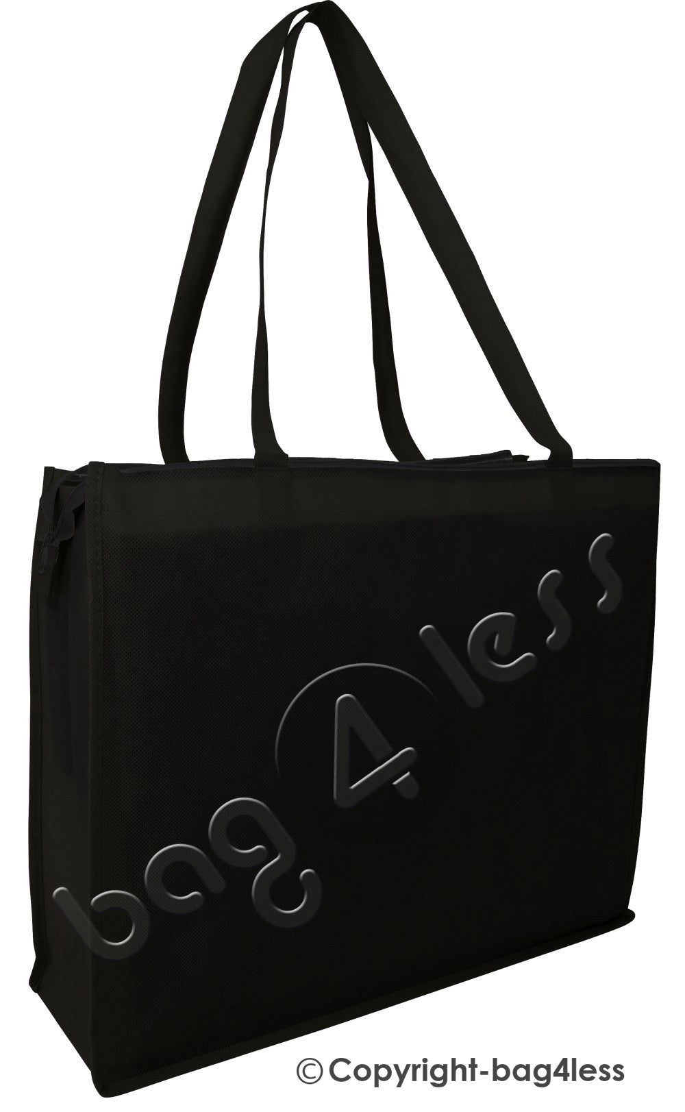 Reusable Wholesale Extra Large Shopping Tote Bags black
