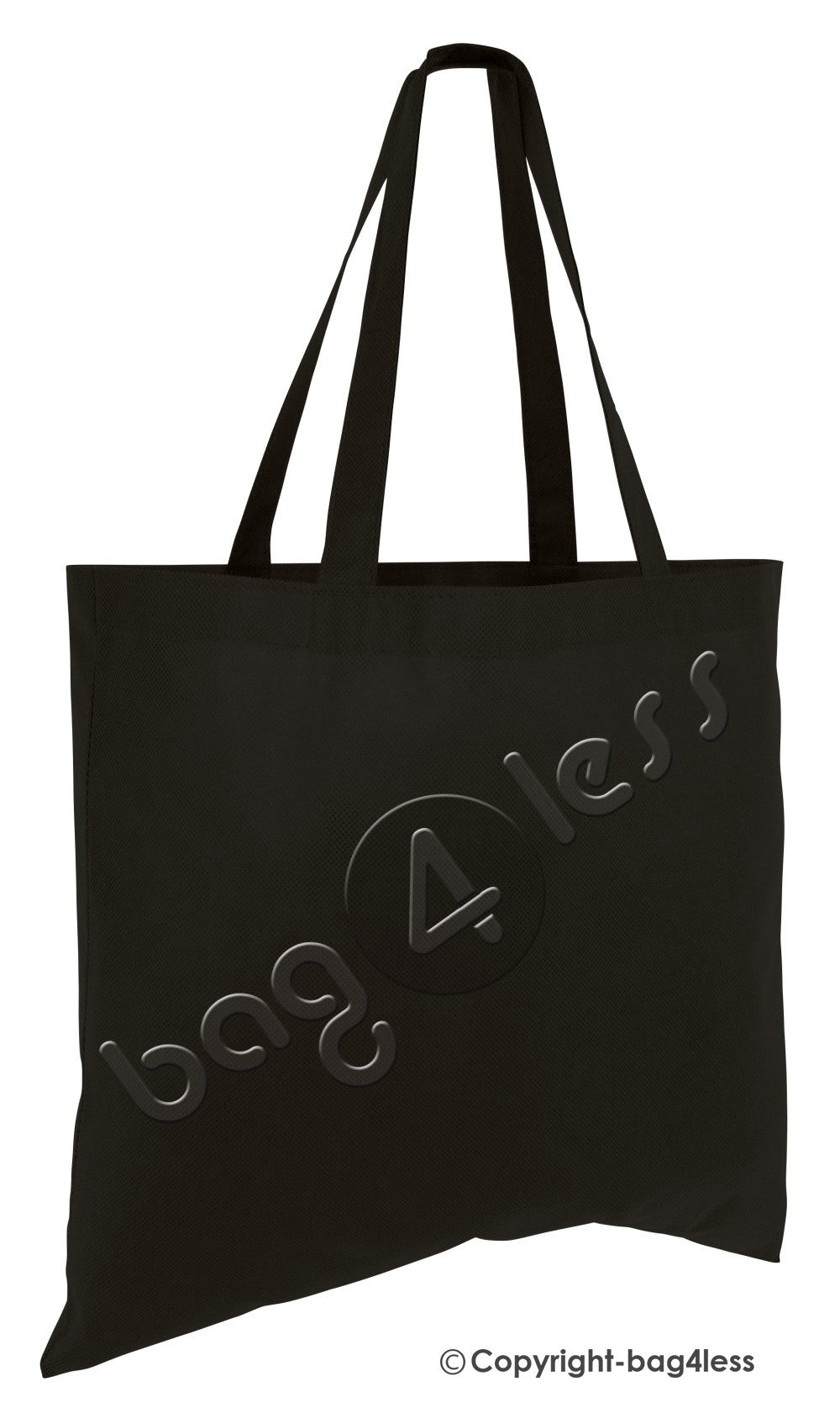 Reusable Large Non-Woven Tote Bag Black