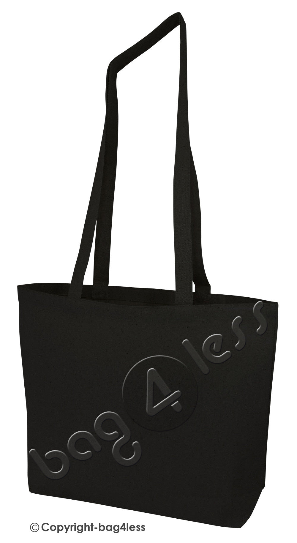 Canvas Messenger Bag Bottom Gusset Large Size black