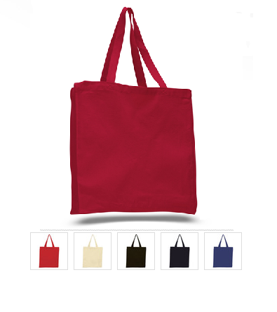 CHEAP CANVAS TOTE BAG GUSSET 