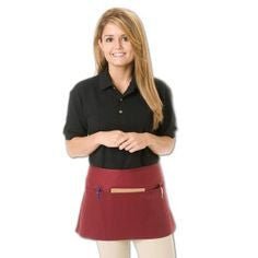 Twill Fabric Waist Apron w/ Pocket (12 Pack) - Q2115