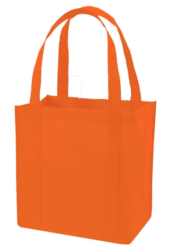 Non-Woven Gusset Tote Bag Bottom Insert Orange