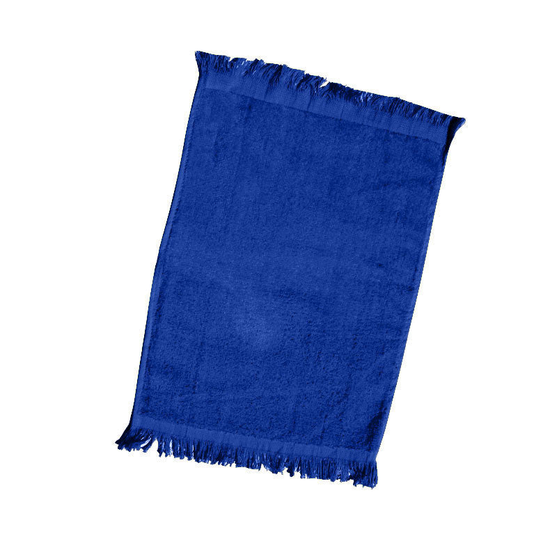 Economical Fringed Towel Navy