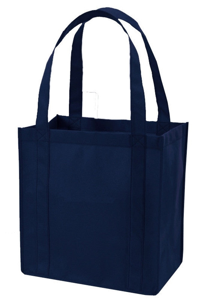 Non-Woven Gusset Tote Bag Bottom Insert navy