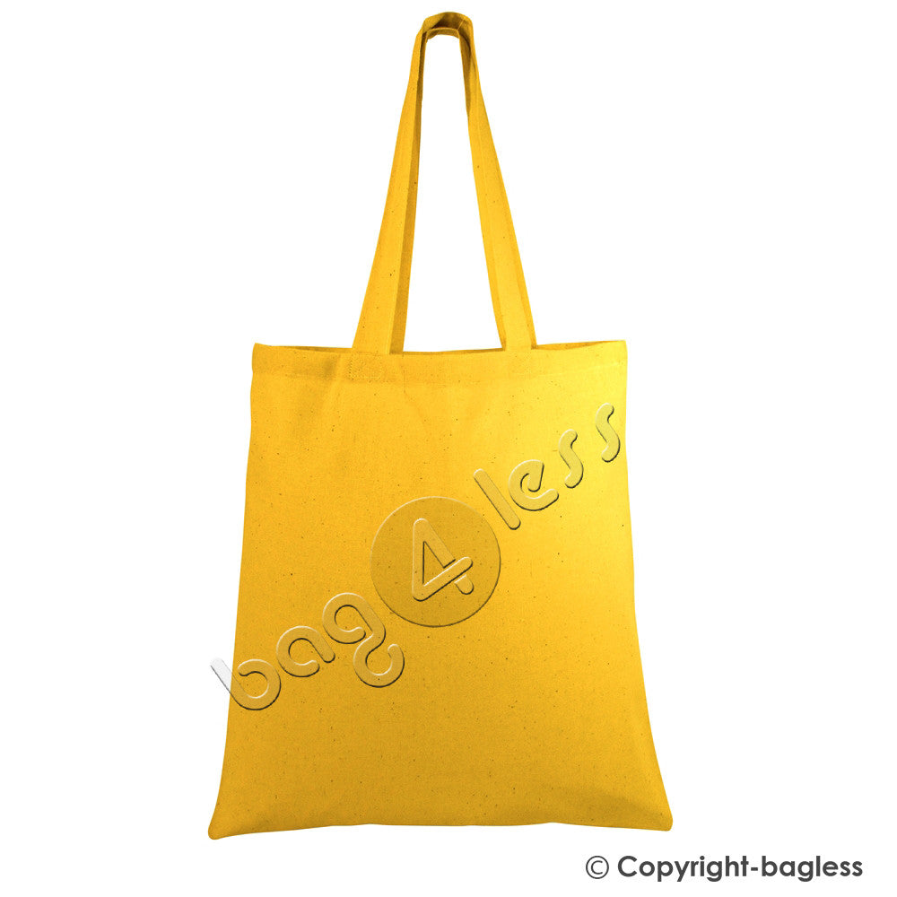 Gold Economical Cotton Tote Bag Wholesale
