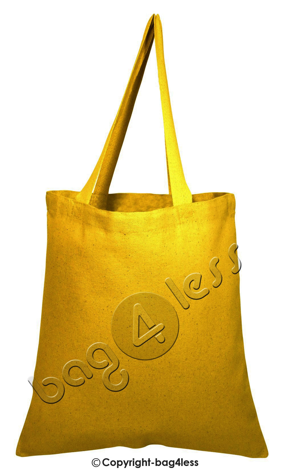 Gold Heavy Canvas Promotional Wholesale Tote Bag