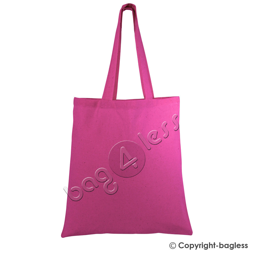 HotPink Economical Cotton Tote Bag Wholesale