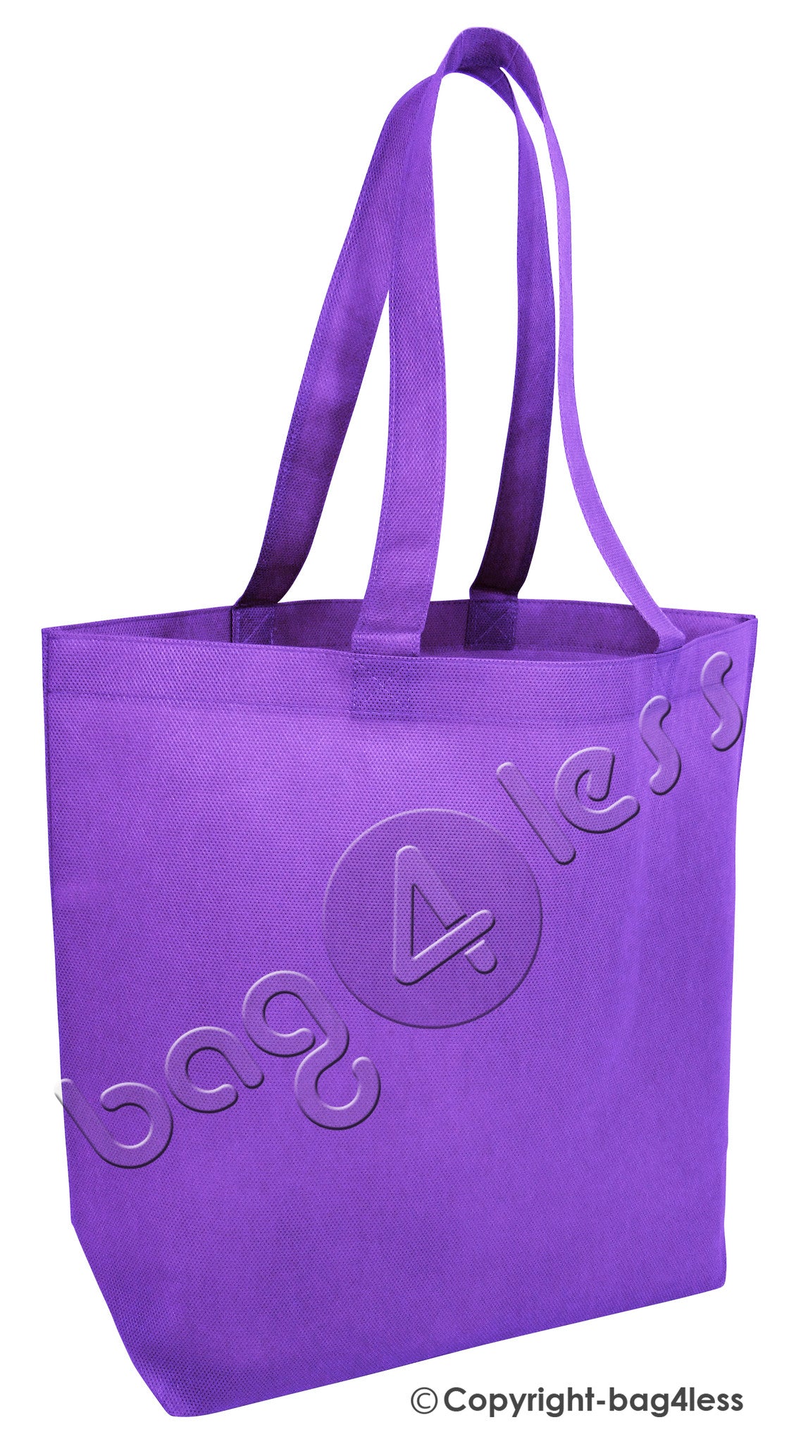 Non-Woven Large Tote Bag Bottom Gusset promotional Hyacinth