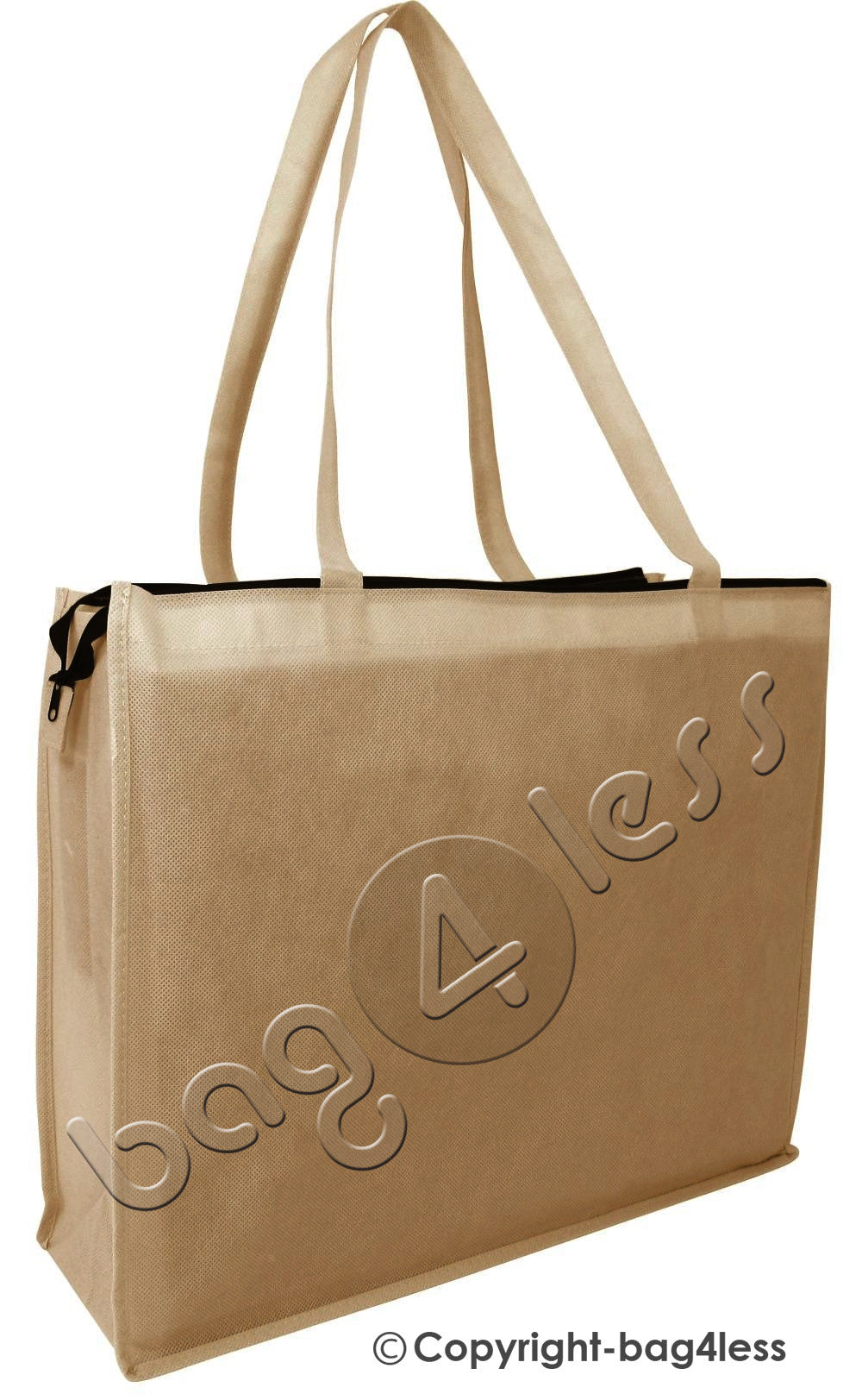 Reusable Wholesale Extra Large Shopping Tote Bags khaki