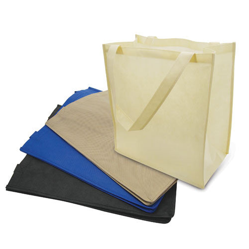 17" Large Size Non Woven Grocery Tote Bag w/Gusset - GN38