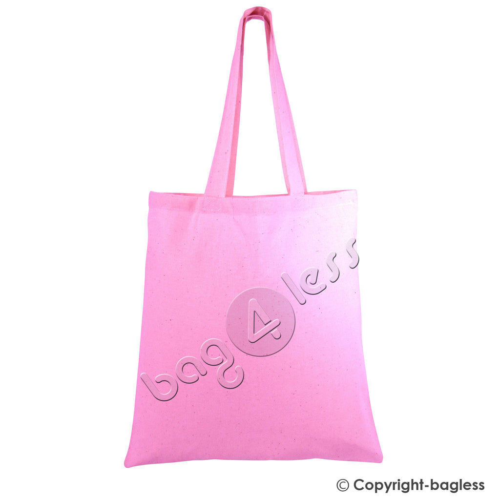 LightPink Economical Cotton Tote Bag Wholesale