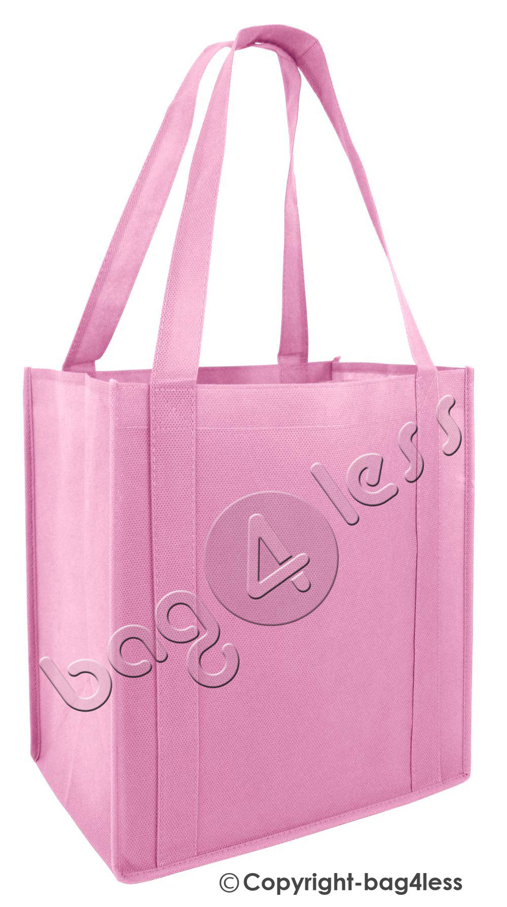 Non-Woven Gusset Tote Bag Bottom Insert Pink