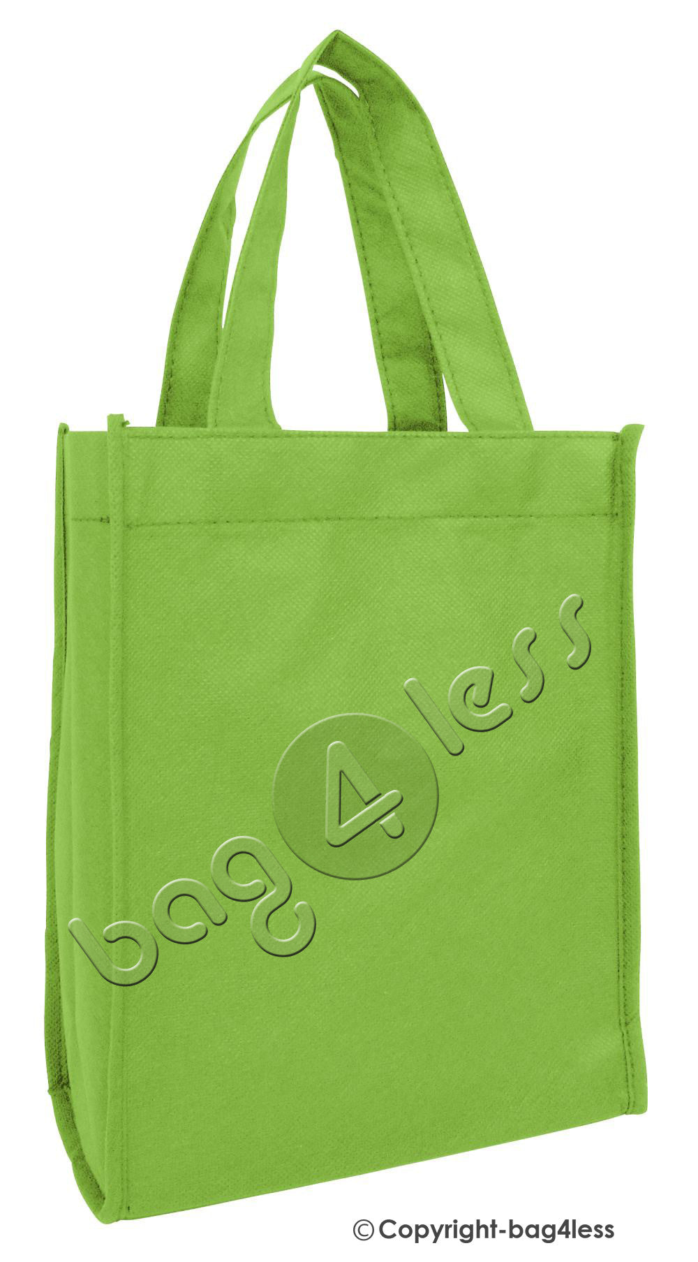 Non-Woven Small Tote Bag gift book cheap promotional lime