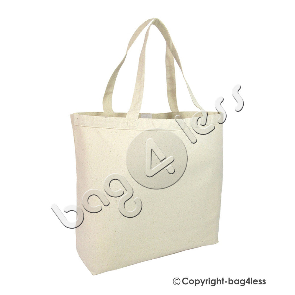 Natural Canvas Large Size Tote Bag Wholesale 