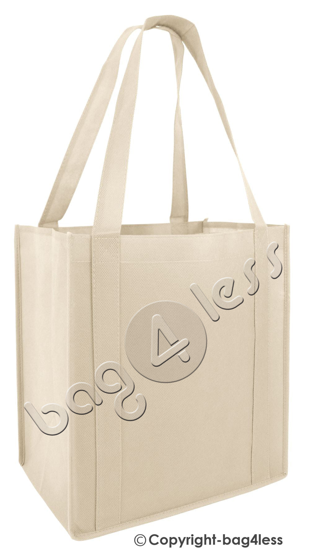Non-Woven Gusset Tote Bag Bottom Insert Natural