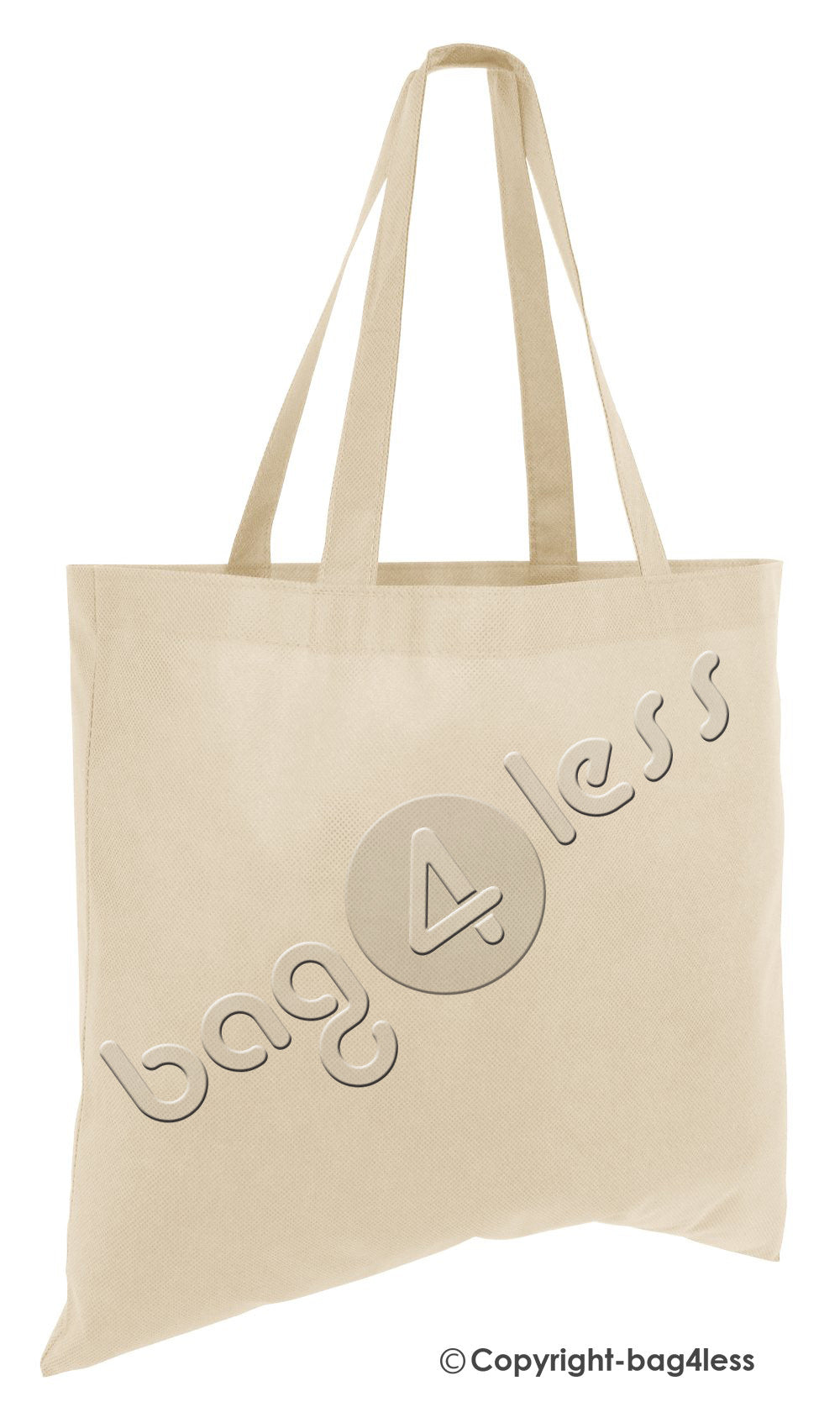 Reusable Large Non-Woven Tote Bag Natural