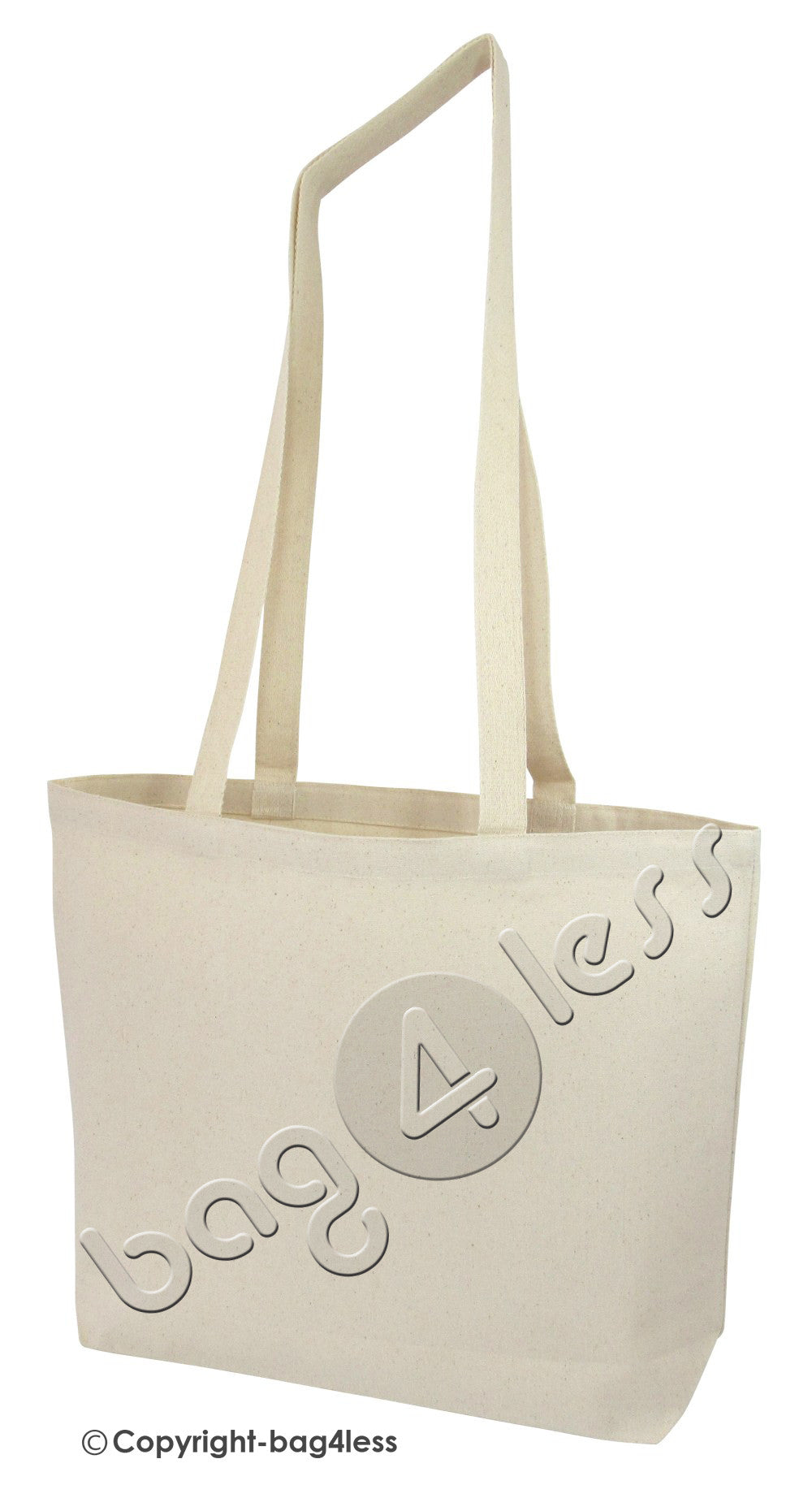 Canvas Messenger Bag Bottom Gusset Large Size Natural