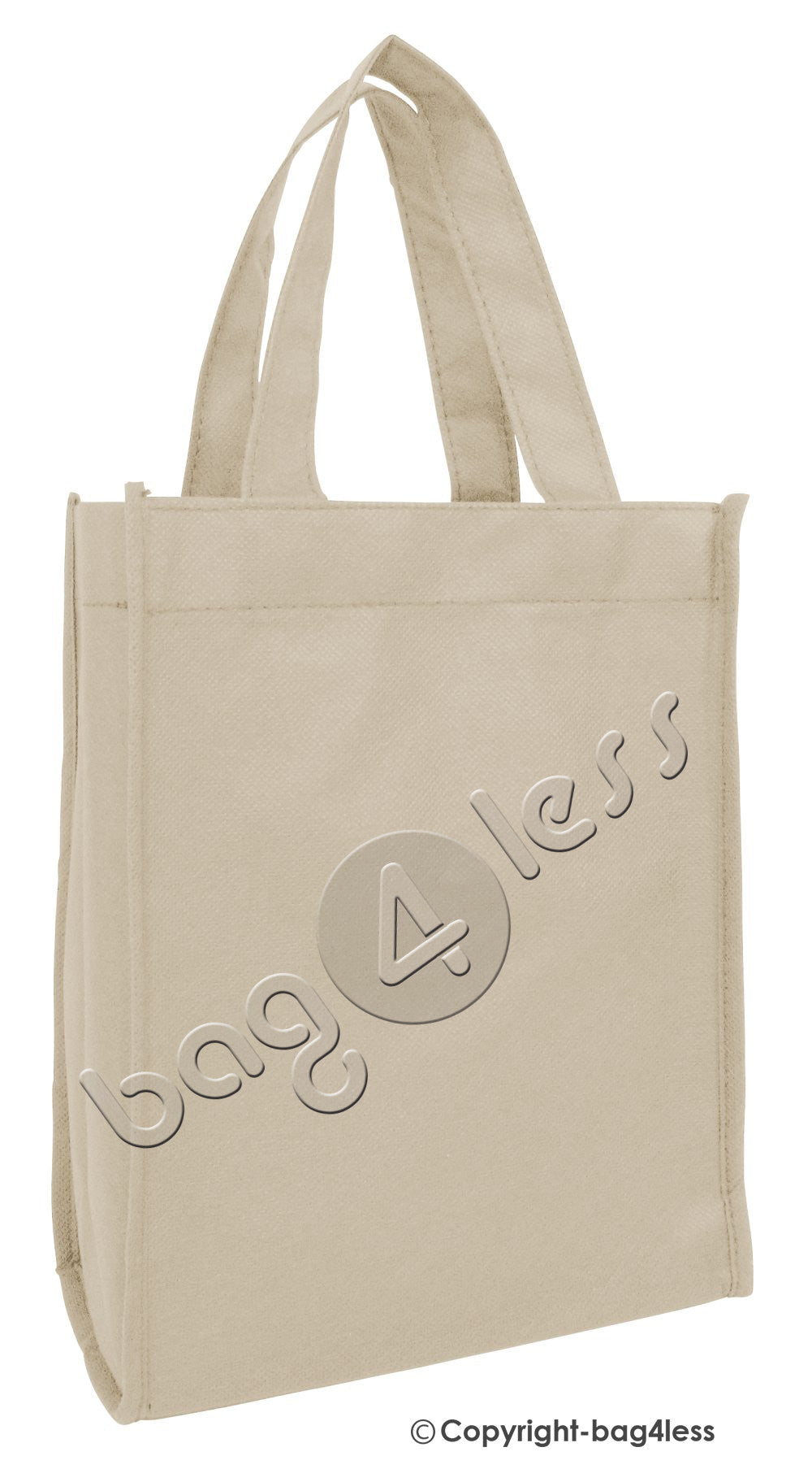 Non-Woven Small Tote Bag gift book cheap promotional natural
