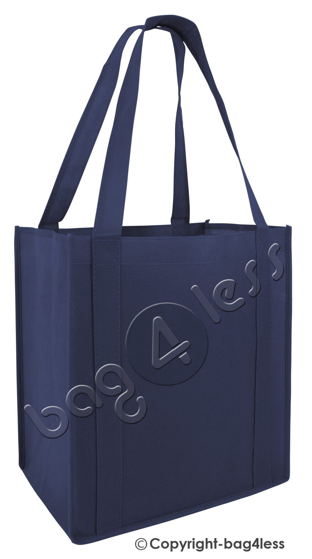 Non-Woven Gusset Tote Bag Bottom Insert navy