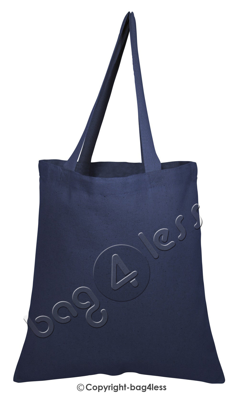 Navy Heavy Canvas Promotional Wholesale Tote Bag
