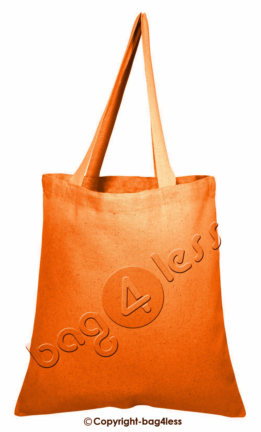 Orange Heavy Canvas Promotional Wholesale Tote Bag