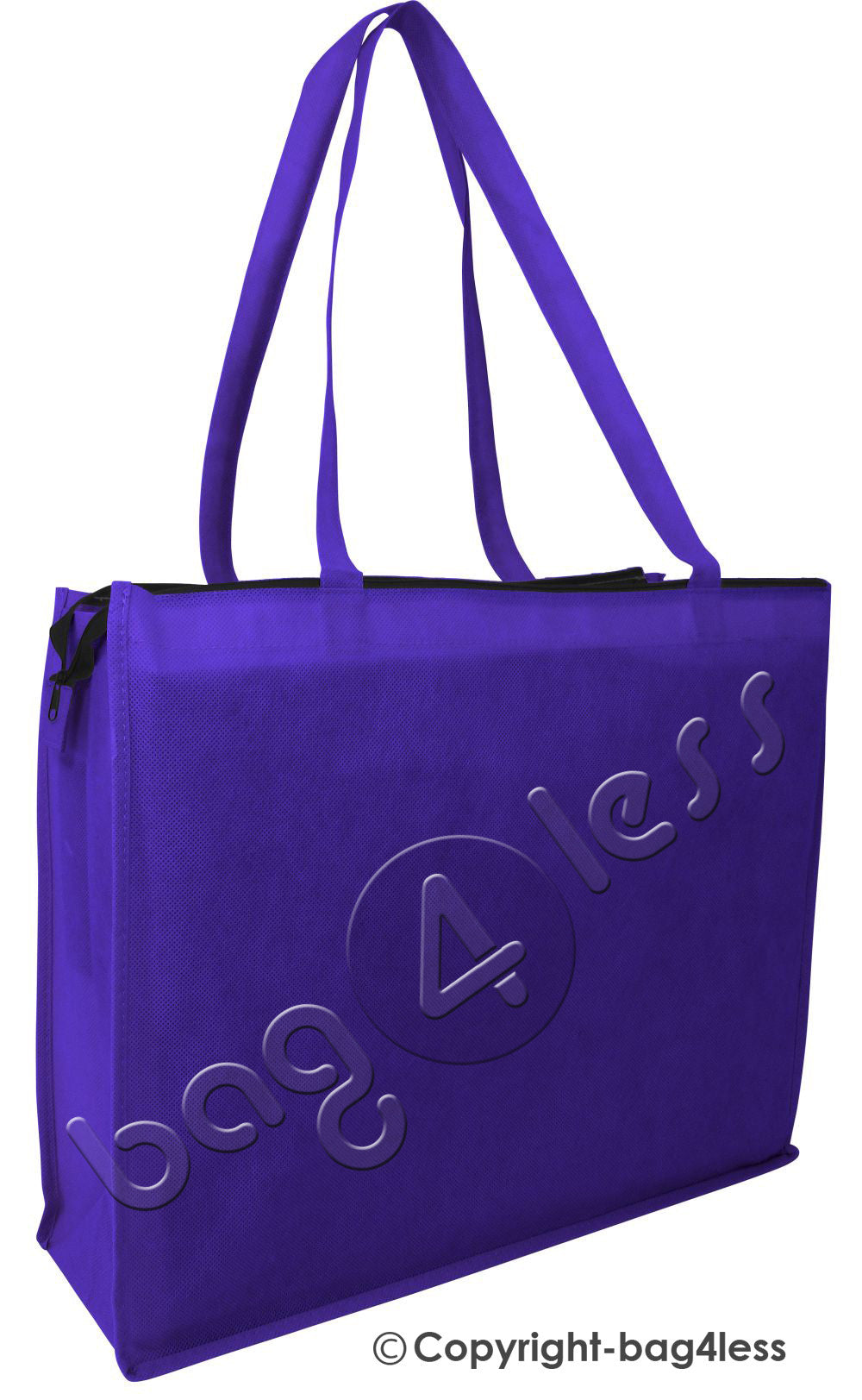 Reusable Wholesale Extra Large Shopping Tote Bags purple