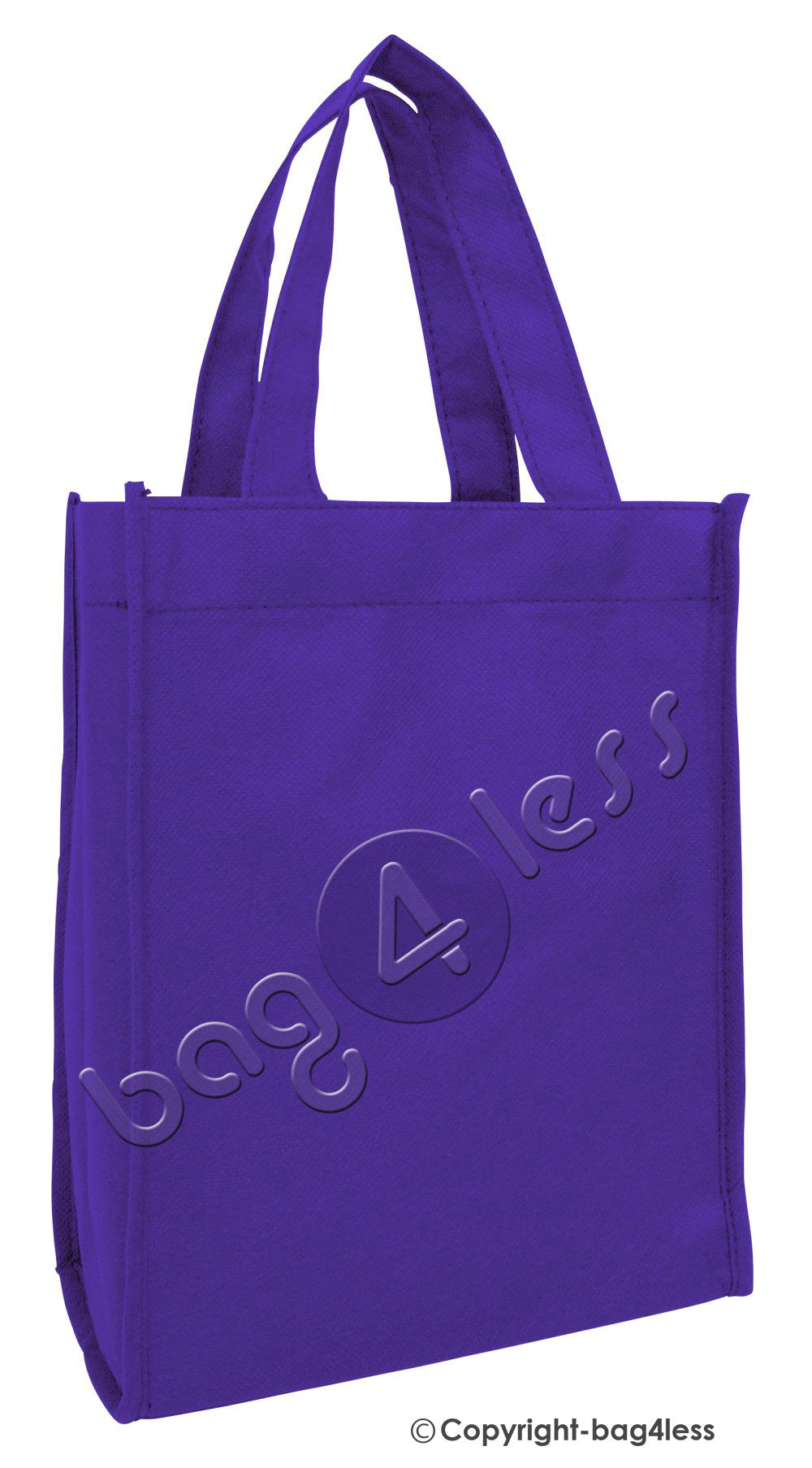 Non-Woven Small Tote Bag gift book cheap promotional purple