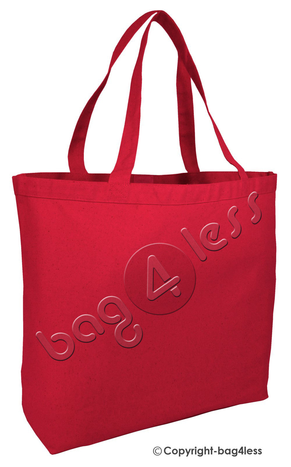 Red Canvas Large Size Tote Bag Wholesale 
