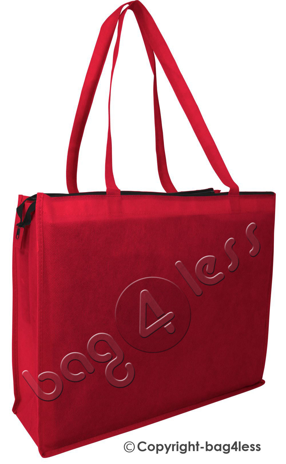 Reusable Wholesale Extra Large Shopping Tote Bags red