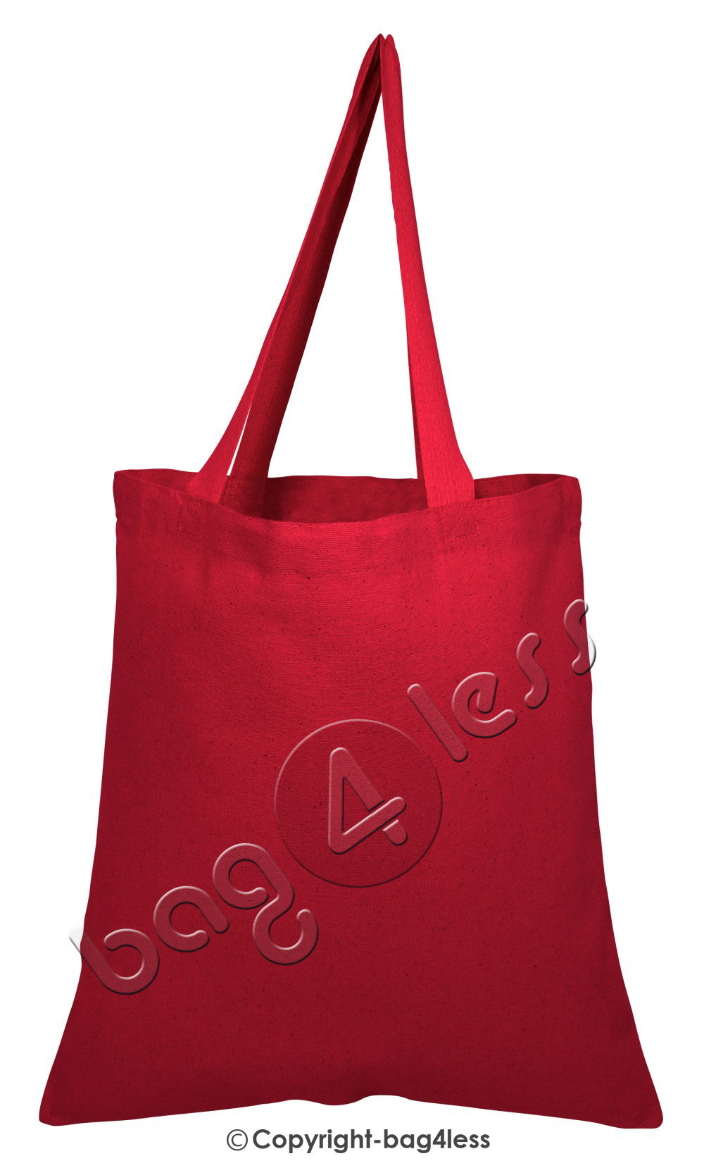 Red Heavy Canvas Promotional Wholesale Tote Bag