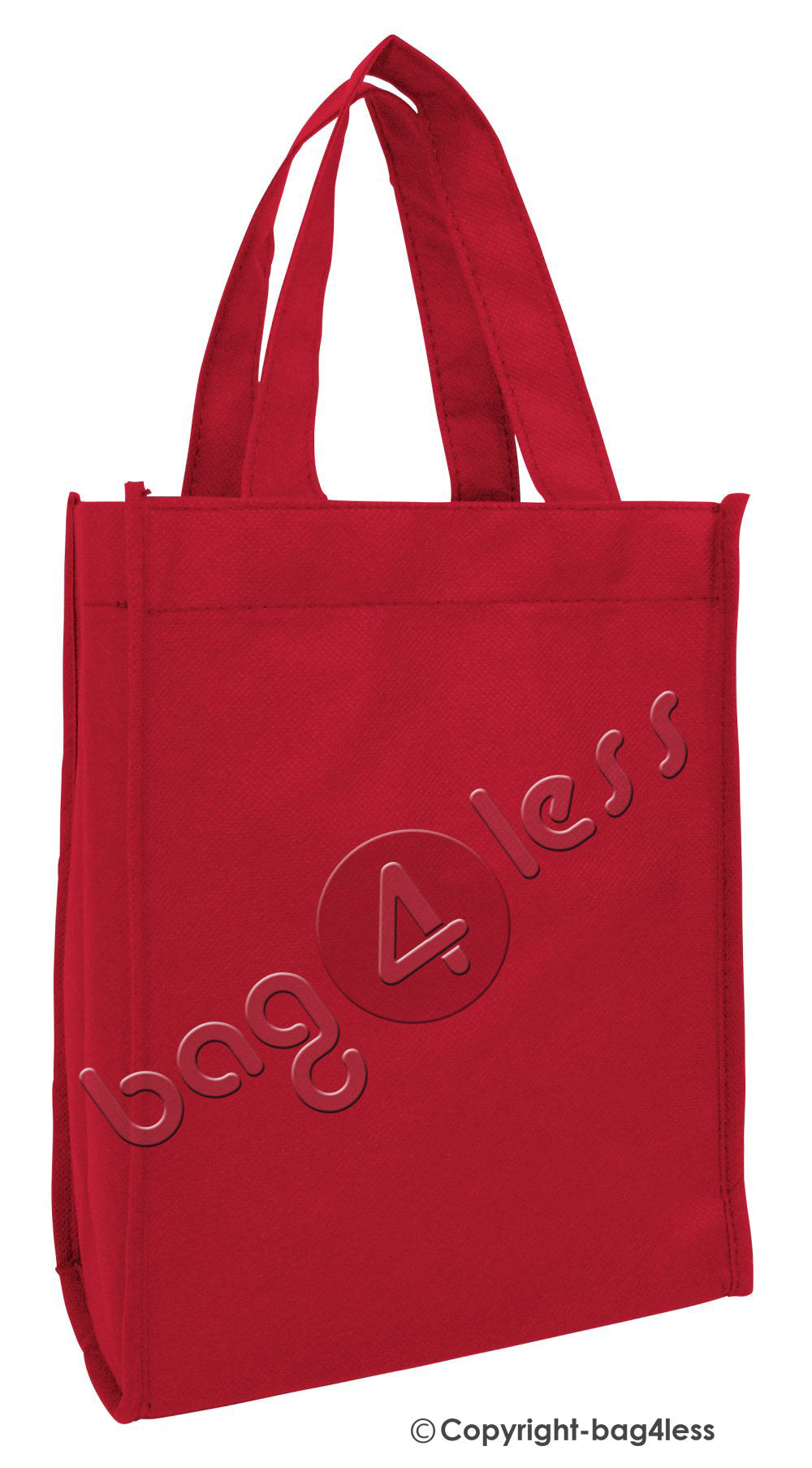 Non-Woven Small Tote Bag gift book cheap promotional red