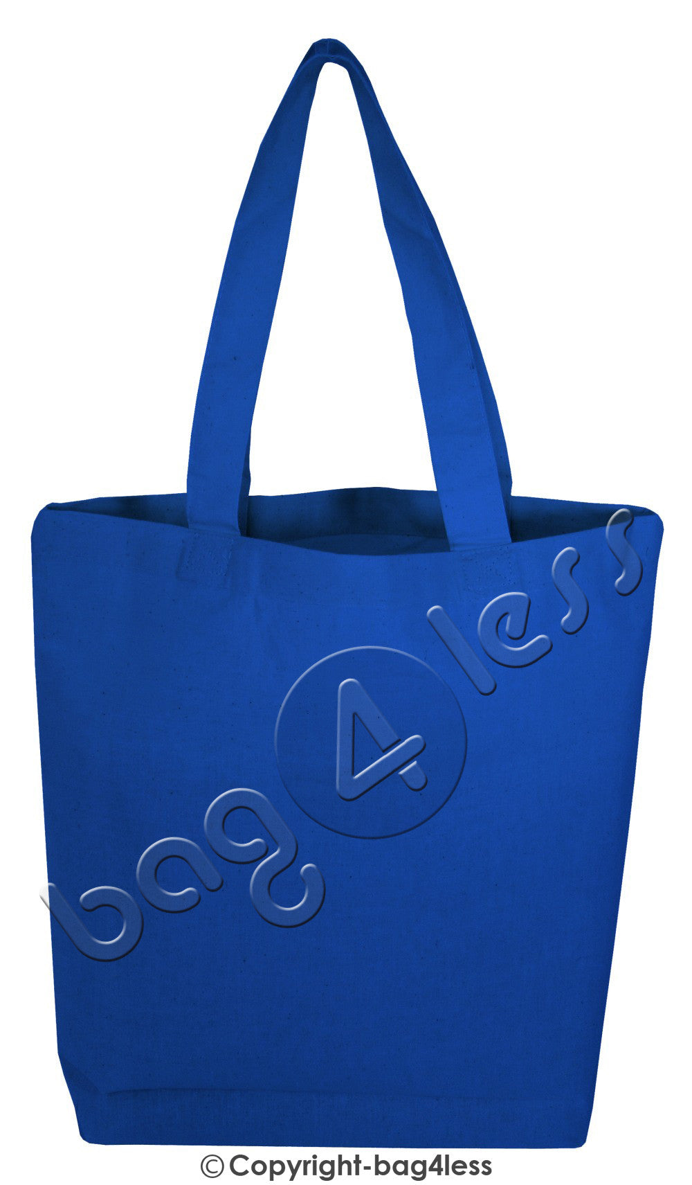Royal Cotton Tote Bag Bottom Gusset Reusable 