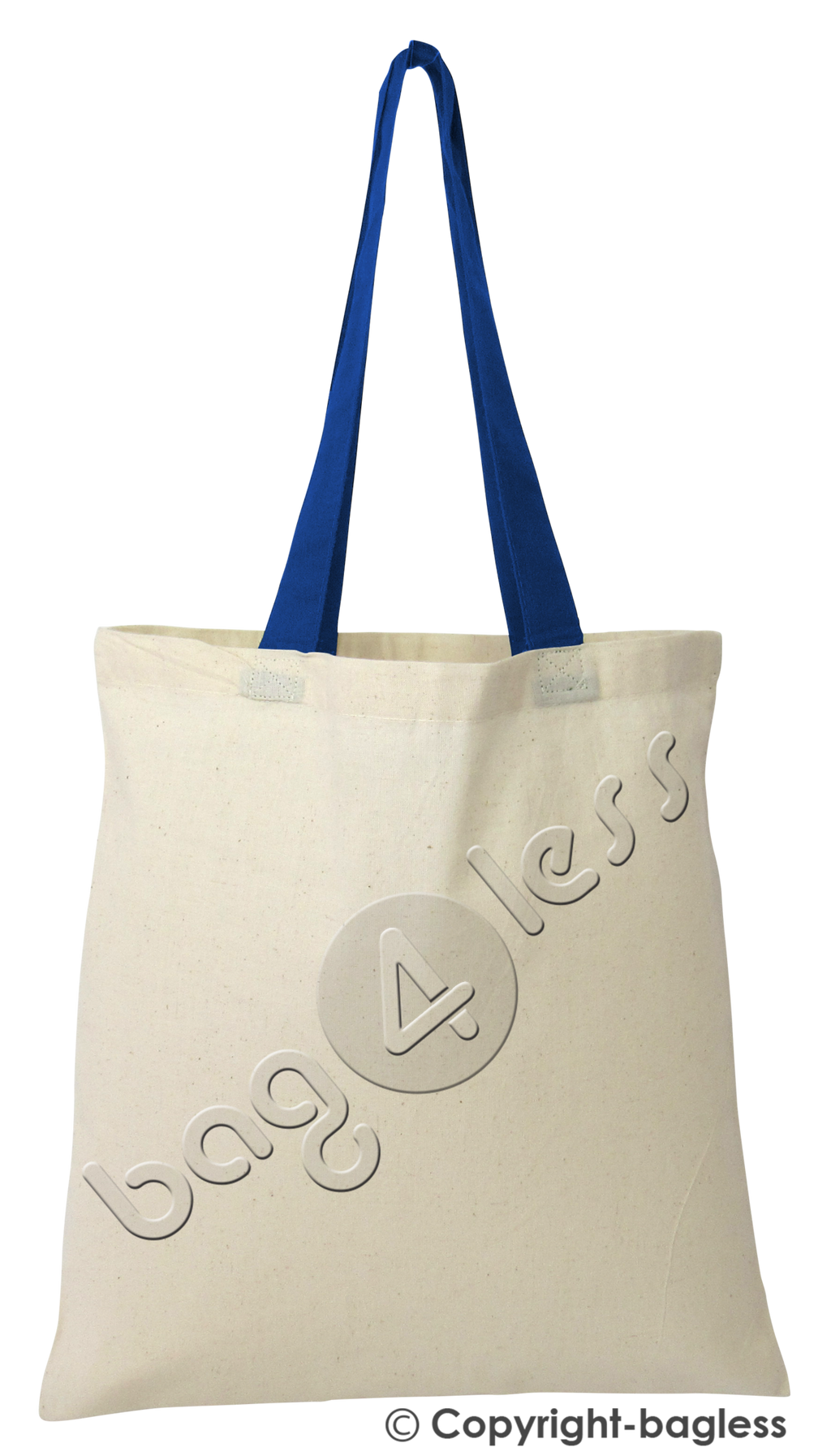 Royal Cotton Tote Bag With Color Handles wholesale 
