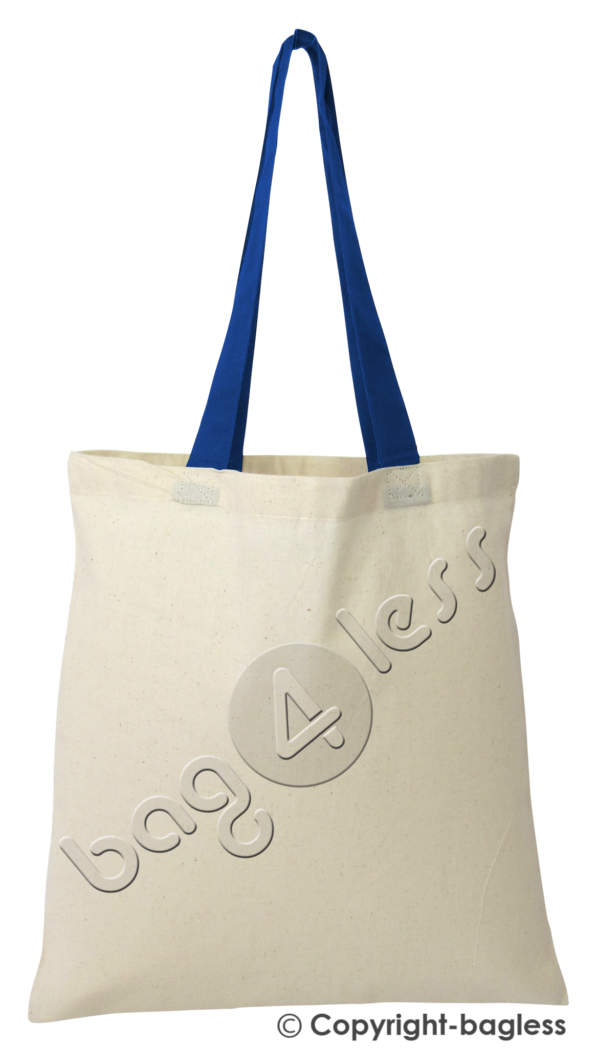 Royal Cotton Tote Bag With Color Handles wholesale 