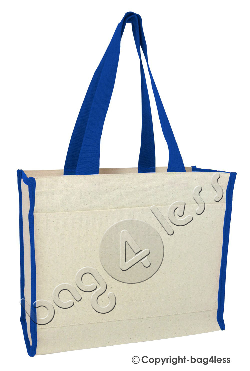 Royal Heavy Canvas Gusset Tote Bag Two-Tone Wholesale