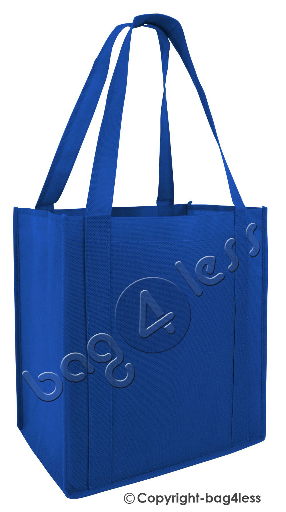 Non-Woven Gusset Tote Bag Bottom Insert Royal