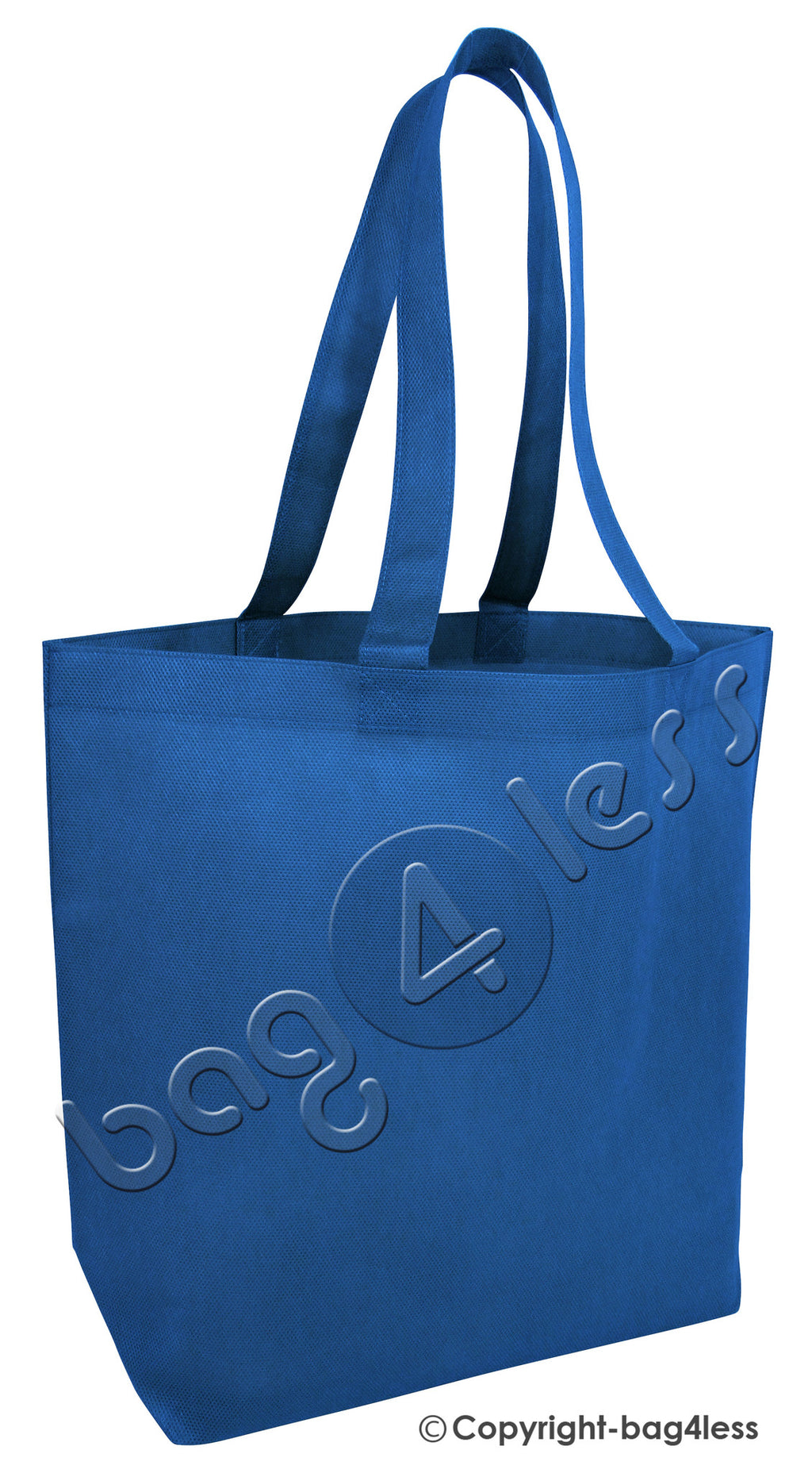 Non-Woven Large Tote Bag Bottom Gusset promotional Royal
