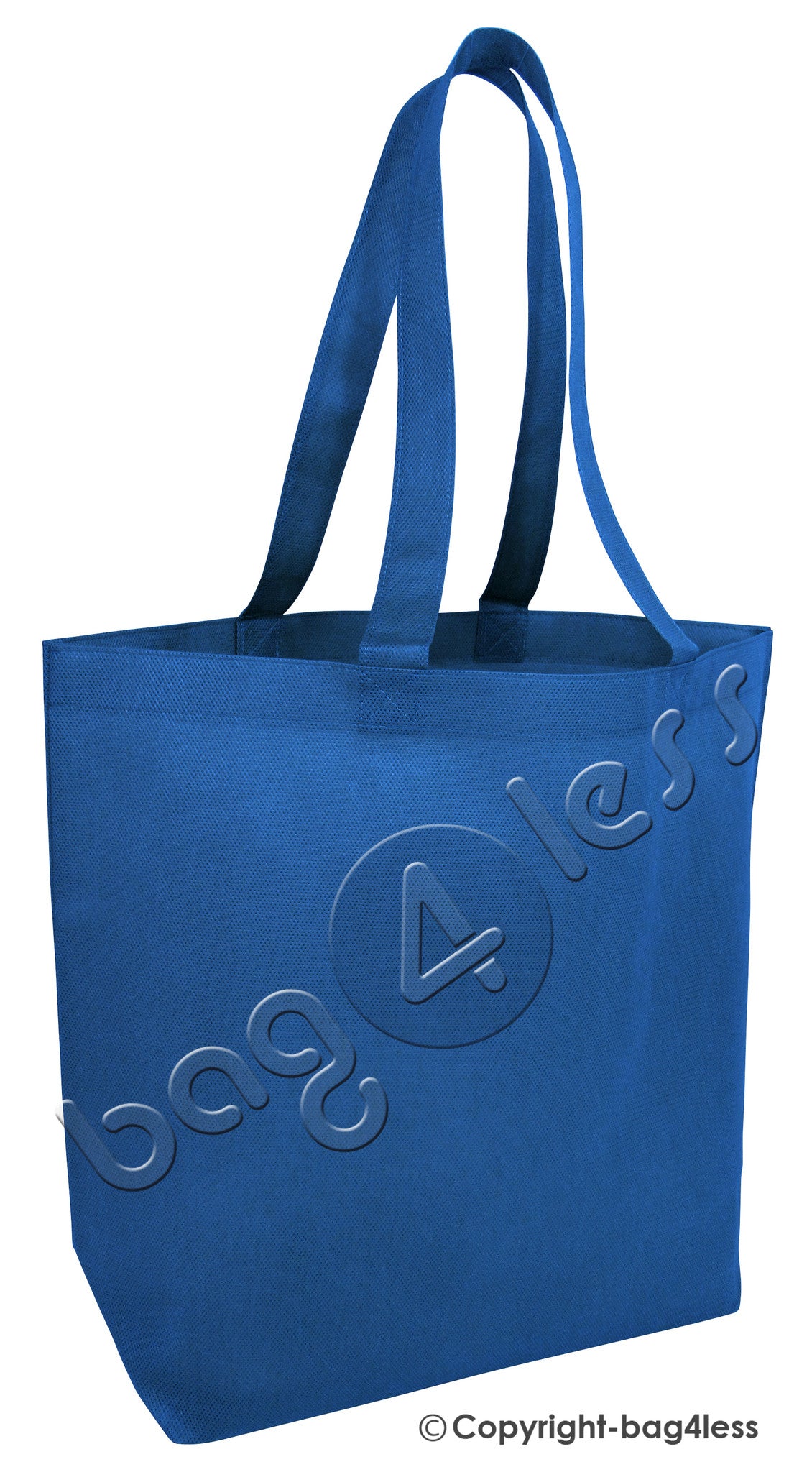Non-Woven Large Tote Bag Bottom Gusset promotional Royal