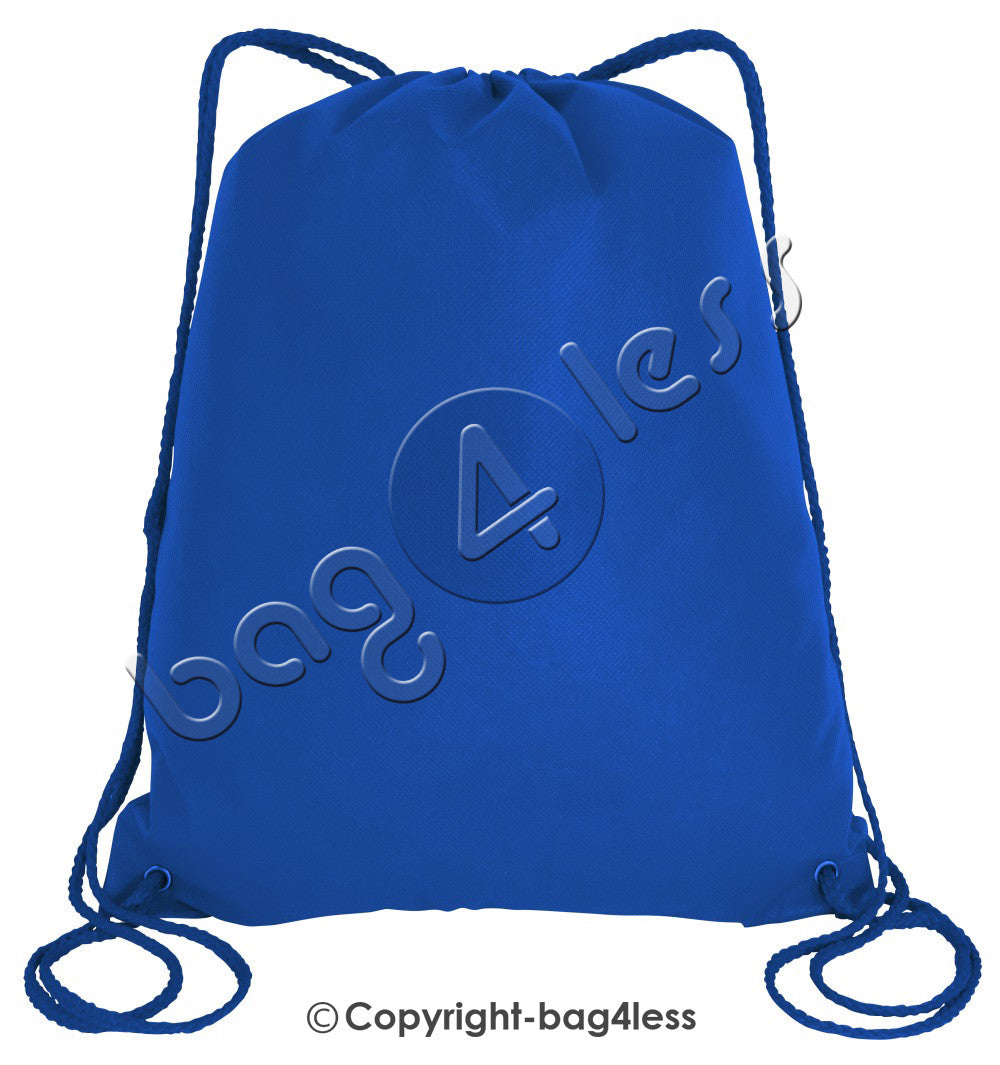Promotional Non-Woven Drawstring Bag Large Size Royal