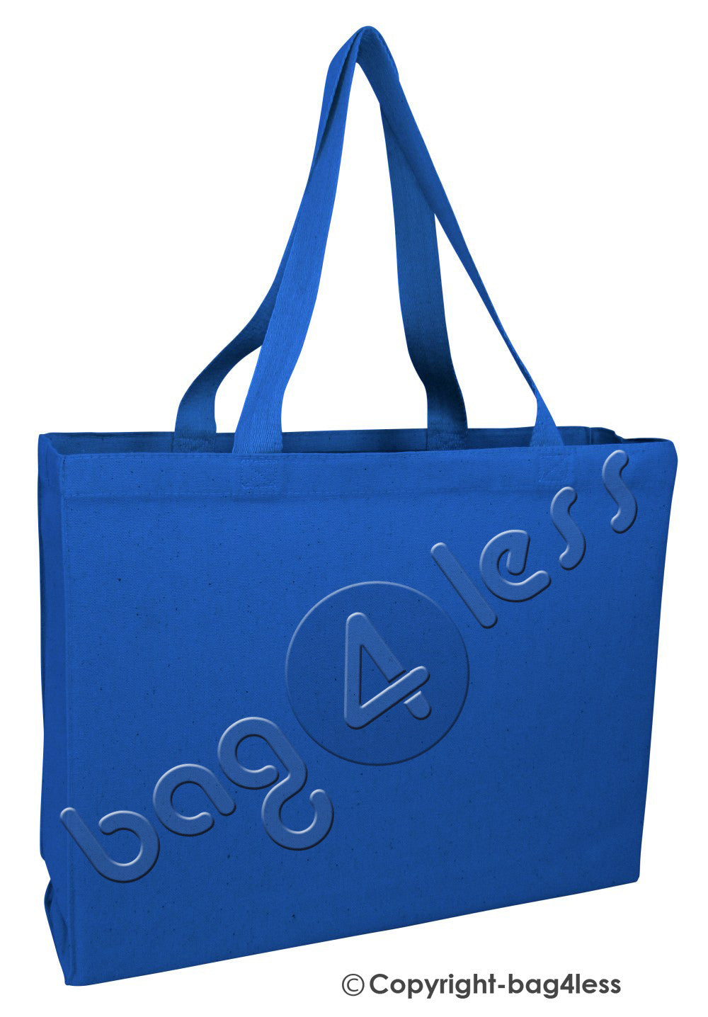 Wholesale Full Gusset Canvas Cheap Tote Bags Royal