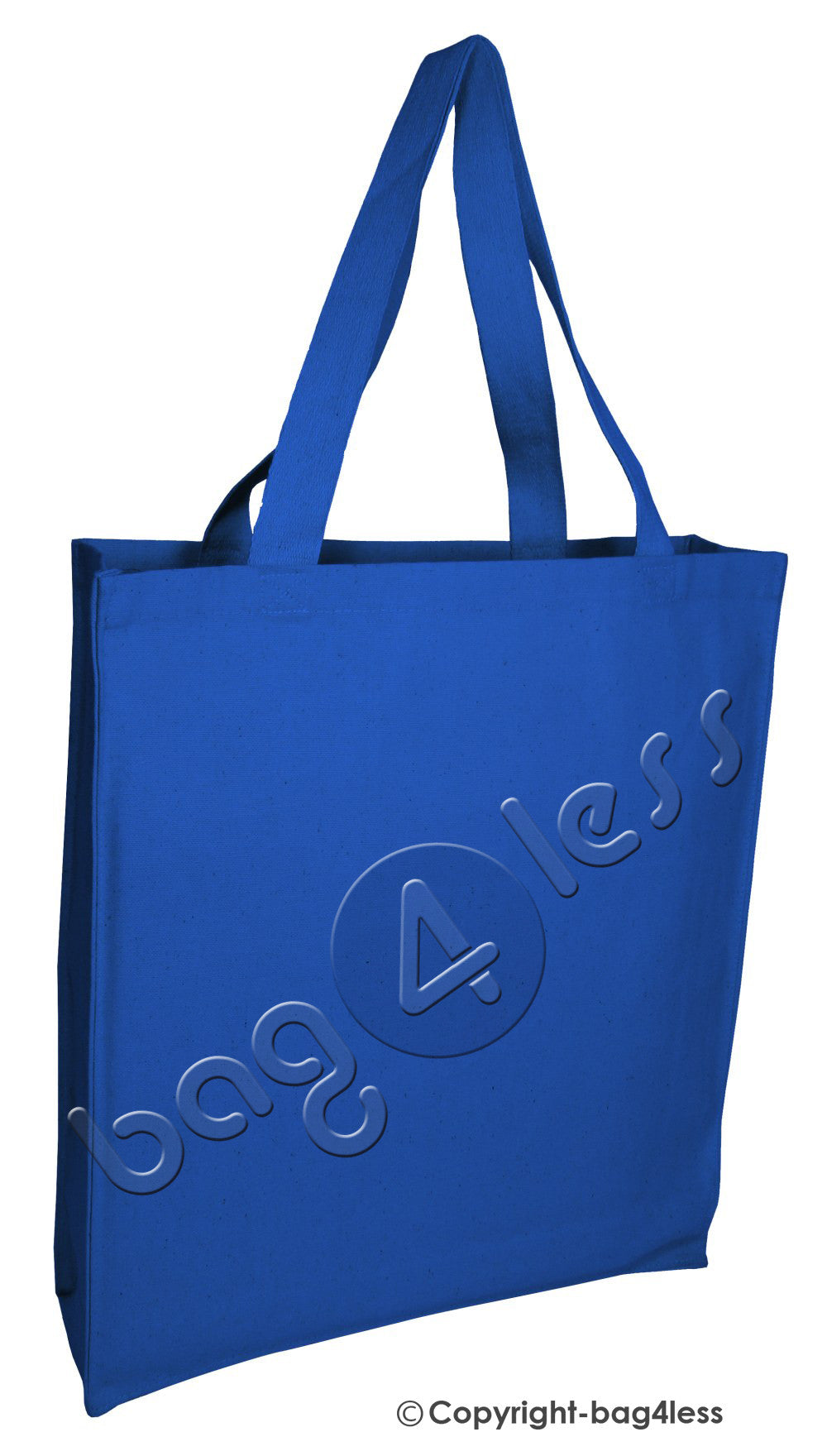Royal Full Gusset Canvas Shopping Tote Bag Wholesale