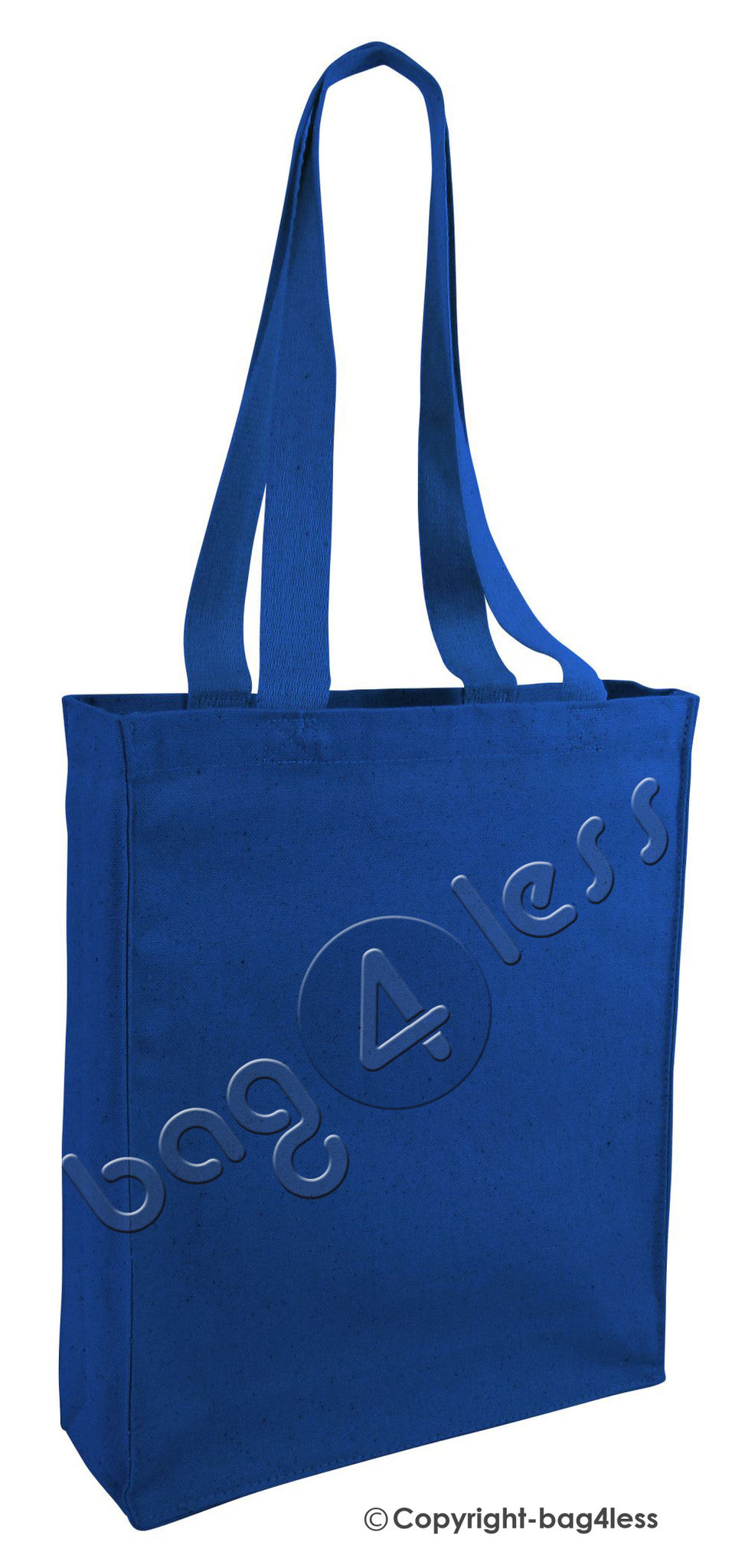 Royal Cotton Canvas Gusset Book Bag Promotional