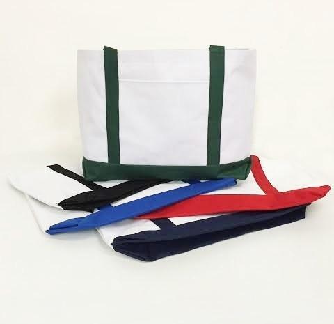 Tote Bag With Large Outside Pocket - STB