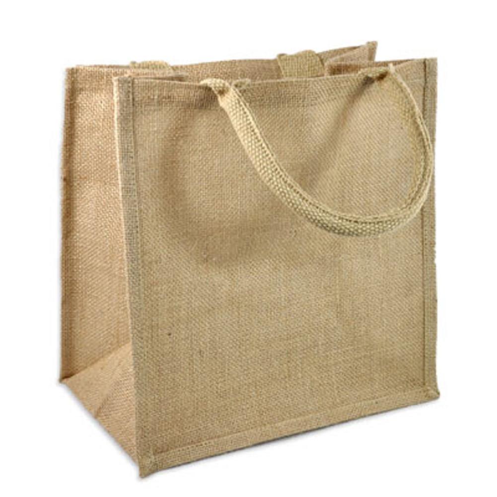 Jute Tote Bags W/Deep Gusset - TJ888
