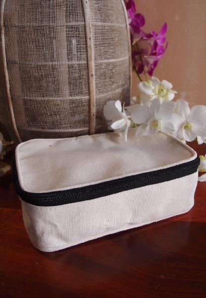 Canvas Zippered Bag - TM695