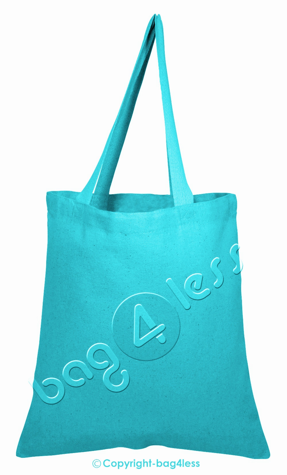 Turquoise Heavy Canvas Promotional Wholesale Tote Bag