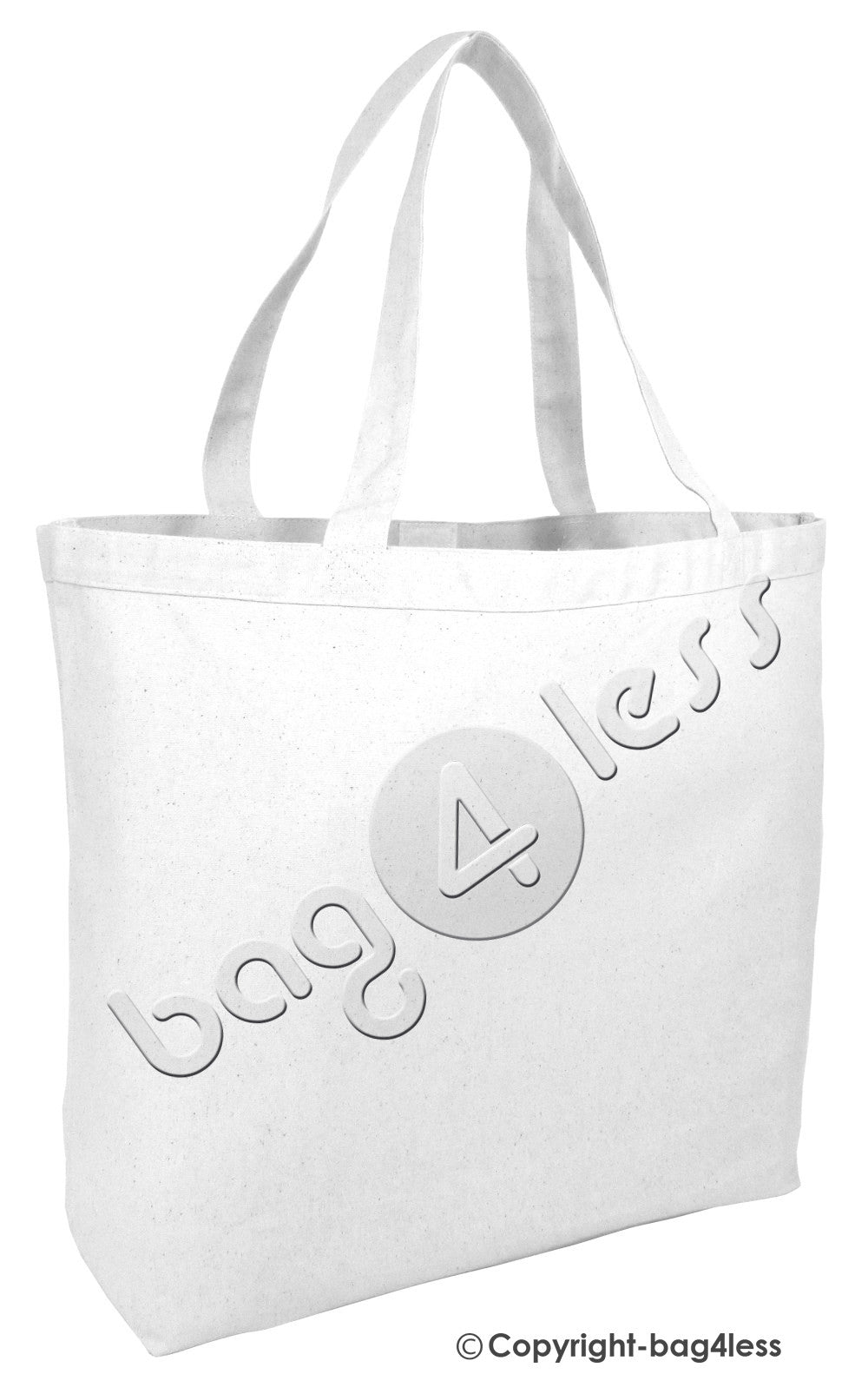 White Canvas Large Size Tote Bag Wholesale 