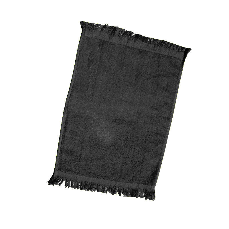 Promotional Fringed Towel Black
